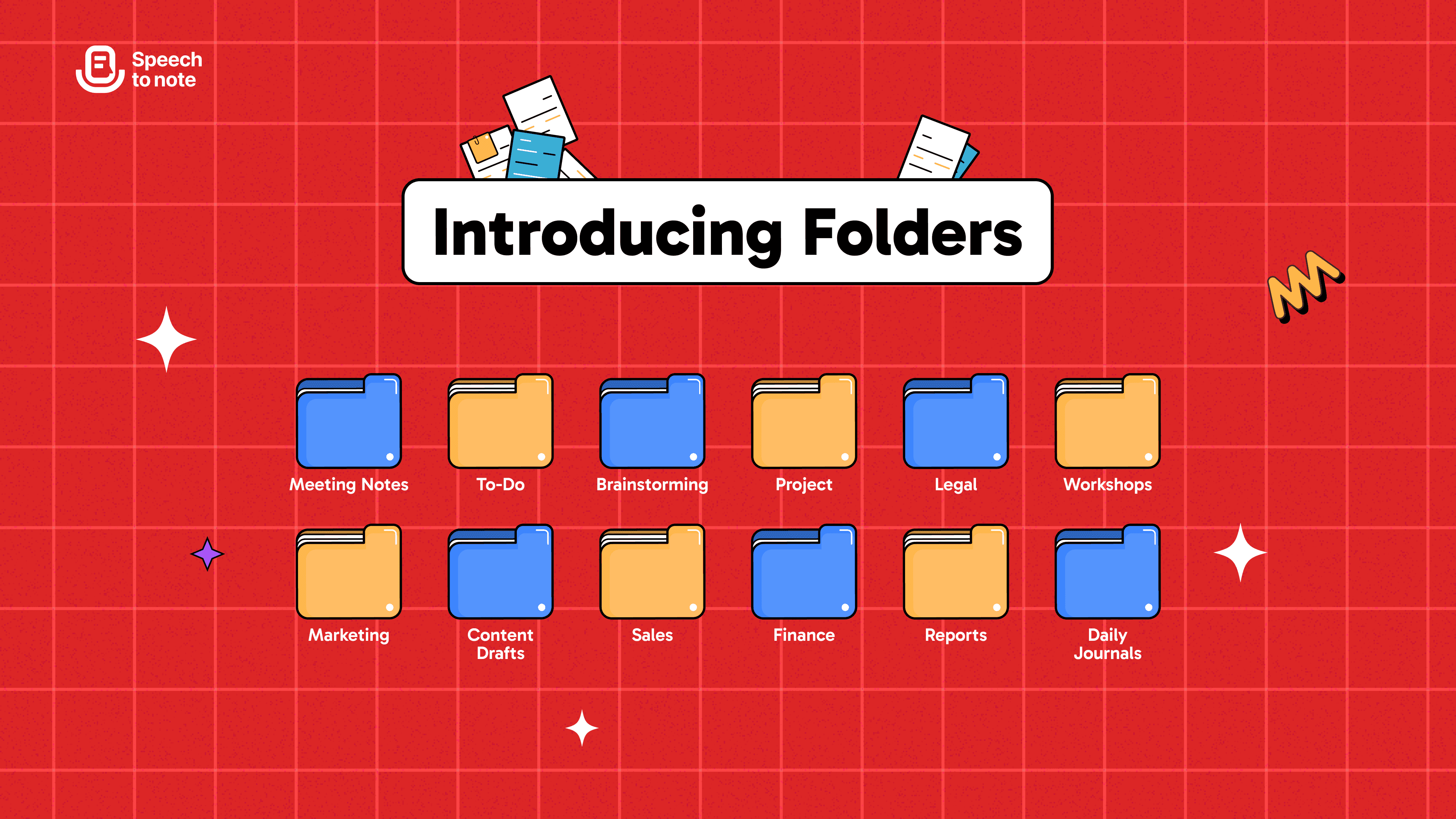 Introducing Folders in Speech to Note: Find What You Need Instantly
