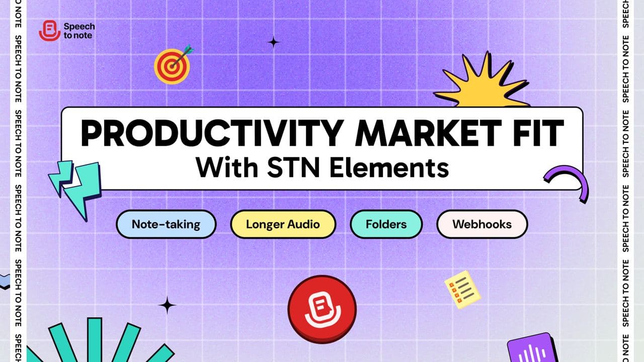 Productivity-Market Fit: Why Voice-to-Text Is the Next Frontier of Work