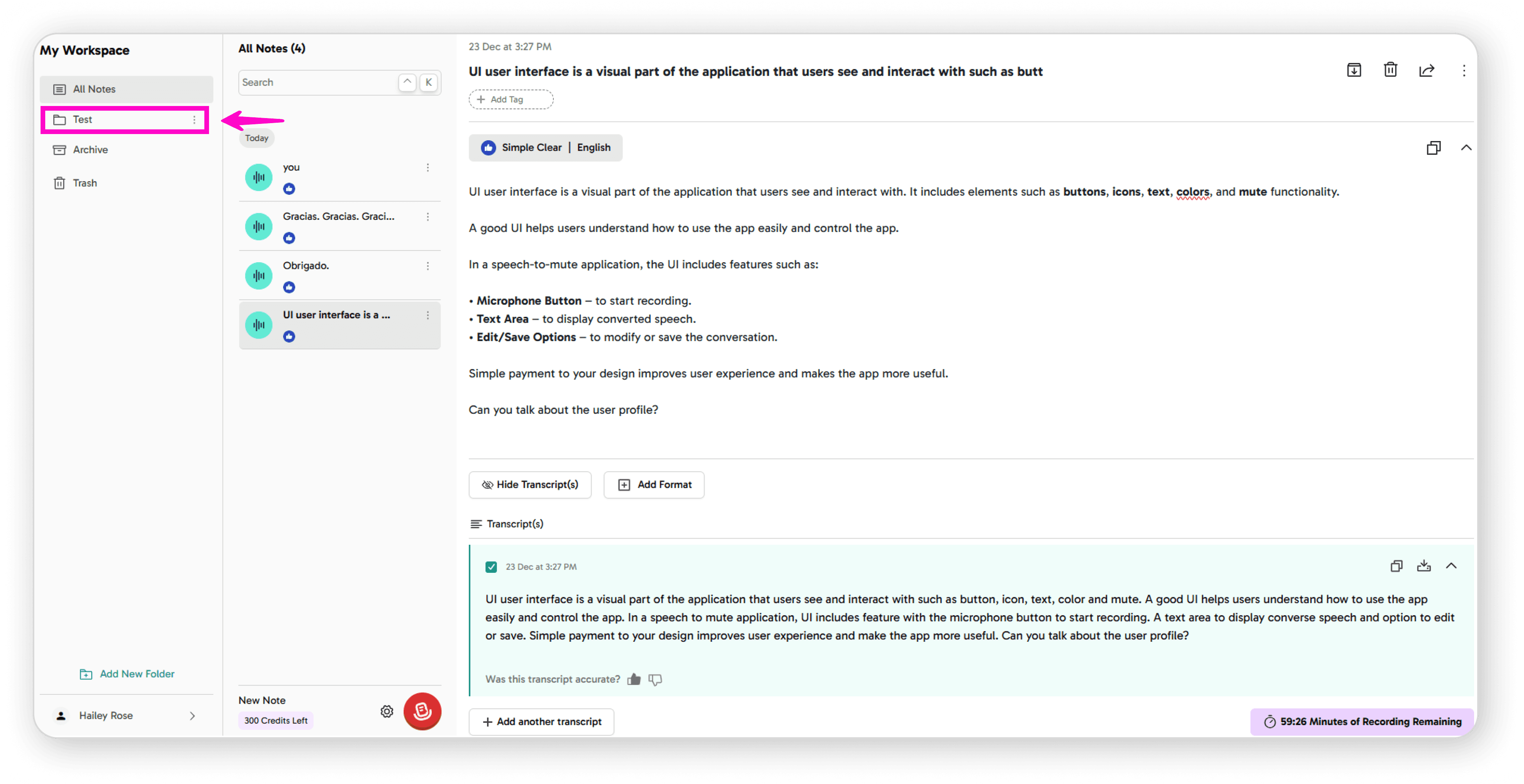 New folder on Dashboard