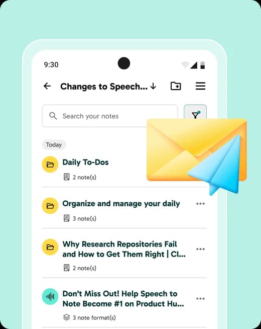 Study Note Chat For Students | Speech to Note